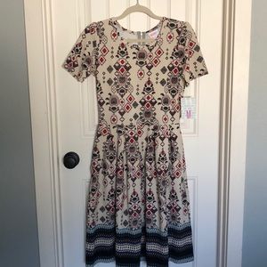 NWT Cream Tribal LuLaRoe Amelia.